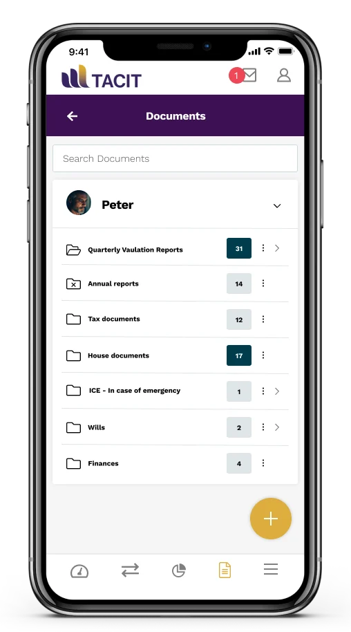 Documents - Dark - Mockup